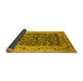 Sideview of Oriental Yellow Industrial Rug, urb3231yw