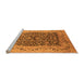 Sideview of Machine Washable Oriental Orange Industrial Area Rugs, wshurb3231org