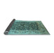 Sideview of Oriental Light Blue Industrial Rug, urb3231lblu