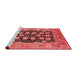 Industrial Red Washable Rugs