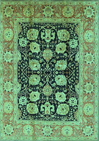 Oriental Turquoise Industrial Rug, urb3232turq