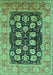 Oriental Turquoise Industrial Rug, urb3232turq