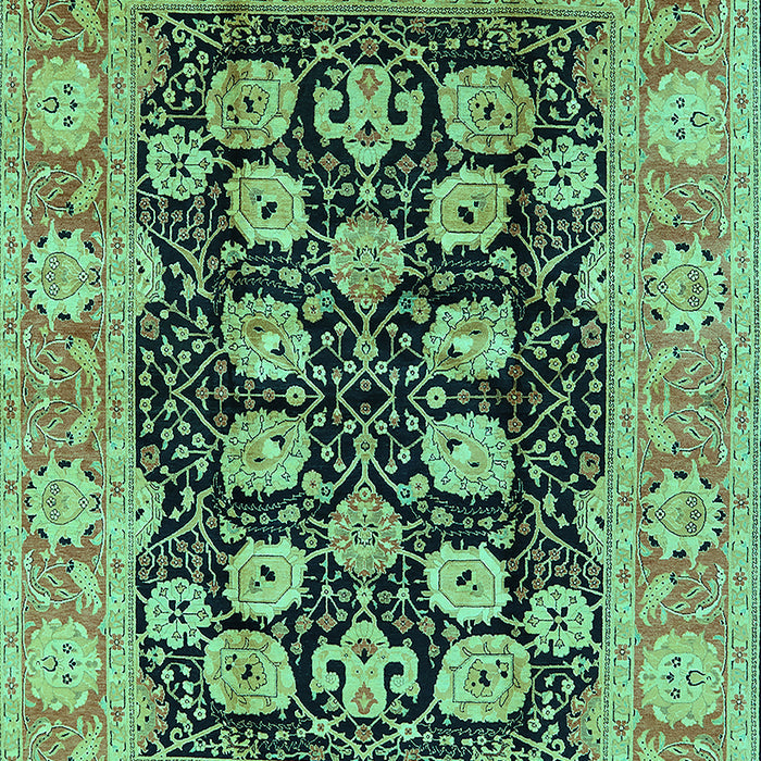 Oriental Turquoise Industrial Rug, urb3232turq
