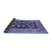 Sideview of Oriental Blue Industrial Rug, urb3232blu