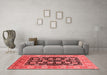 Industrial Red Washable Rugs