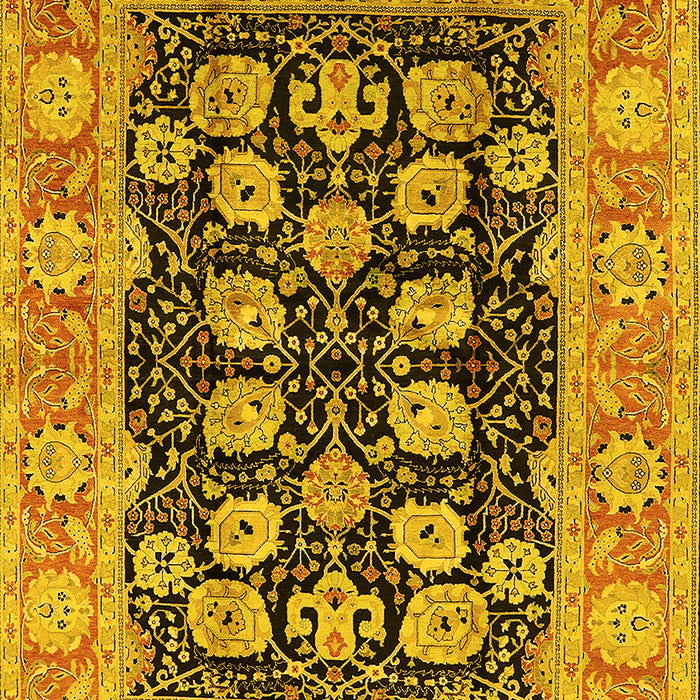 Oriental Yellow Industrial Rug, urb3232yw