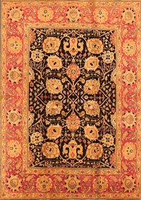 Oriental Orange Industrial Rug, urb3232org