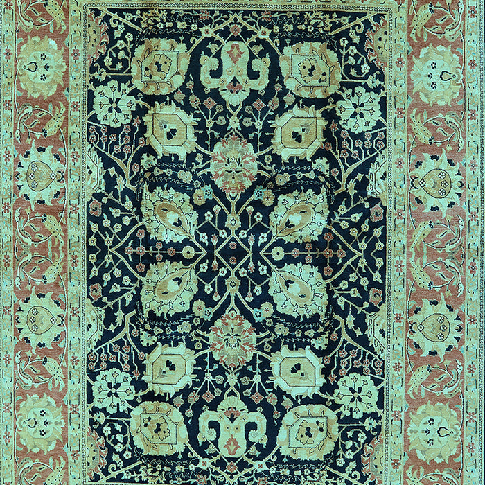 Oriental Light Blue Industrial Rug, urb3232lblu