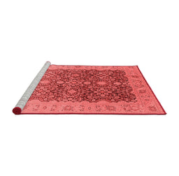Industrial Red Washable Rugs