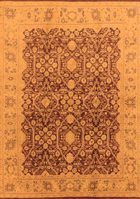 Oriental Orange Industrial Rug, urb3233org