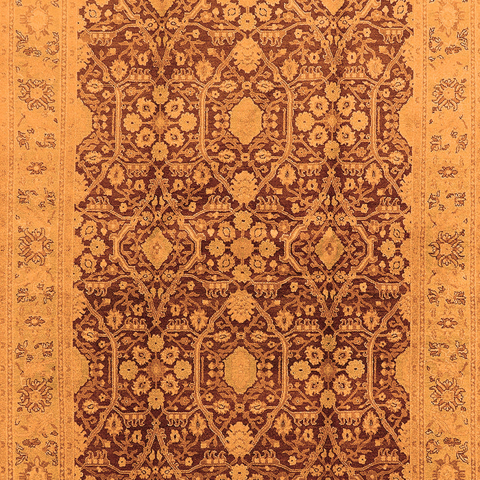 Machine Washable Oriental Orange Industrial Area Rugs, wshurb3233org