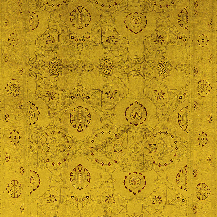 Oriental Yellow Industrial Rug, urb3234yw