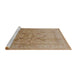 Sideview of Machine Washable Industrial Modern Light Brown Rug, wshurb3235