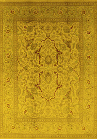 Oriental Yellow Industrial Rug, urb3235yw