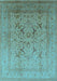 Oriental Light Blue Industrial Rug, urb3235lblu