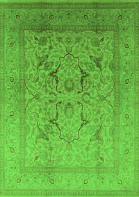 Oriental Green Industrial Rug, urb3235grn