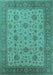 Oriental Turquoise Industrial Rug, urb3236turq