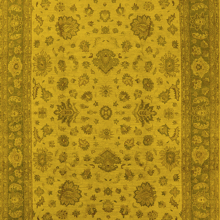 Oriental Yellow Industrial Rug, urb3236yw