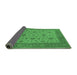 Sideview of Oriental Emerald Green Industrial Rug, urb3236emgrn