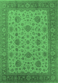 Oriental Emerald Green Industrial Rug, urb3236emgrn