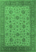 Oriental Emerald Green Industrial Rug, urb3236emgrn