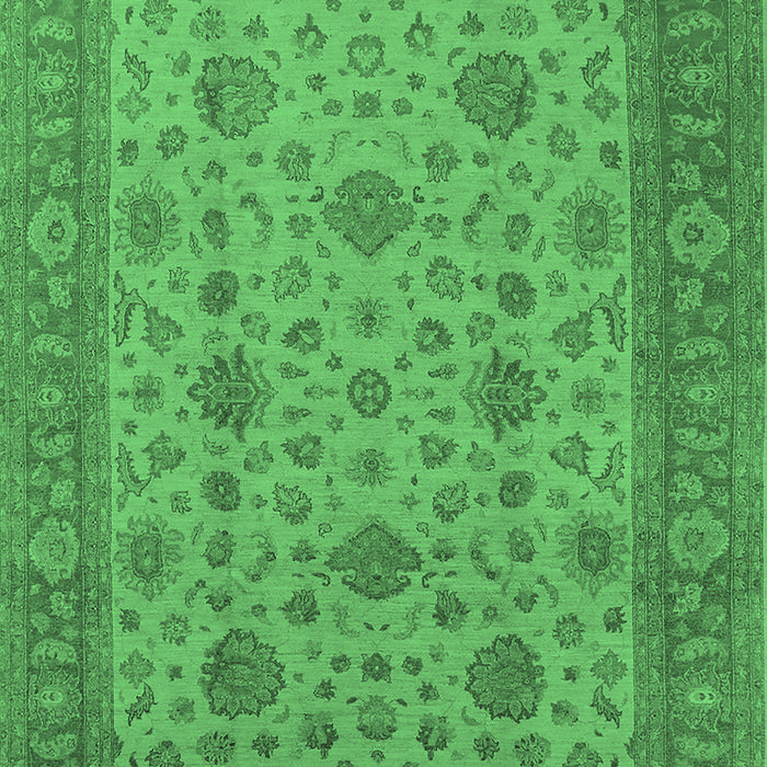Oriental Emerald Green Industrial Rug, urb3236emgrn