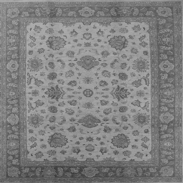 Square Oriental Gray Industrial Rug, urb3236gry