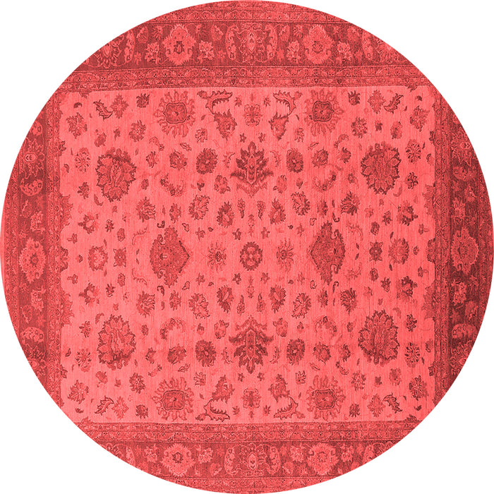 Machine Washable Oriental Red Industrial Rug, wshurb3236red