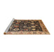Sideview of Machine Washable Industrial Modern Bakers Brown Rug, wshurb3237