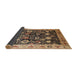 Sideview of Mid-Century Modern Bakers Brown Oriental Rug, urb3237