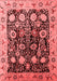 Oriental Red Industrial Area Rugs