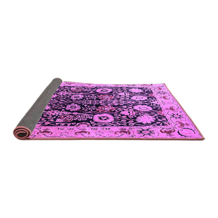 Sideview of Oriental Purple Industrial Rug, urb3237pur