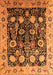 Oriental Orange Industrial Rug, urb3237org