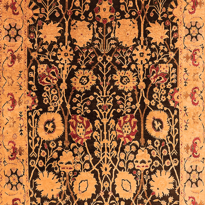 Oriental Orange Industrial Rug, urb3237org
