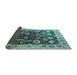 Sideview of Oriental Light Blue Industrial Rug, urb3237lblu