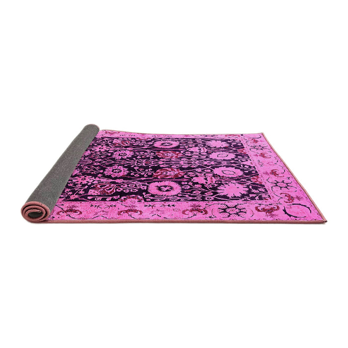 Sideview of Oriental Pink Industrial Rug, urb3237pnk