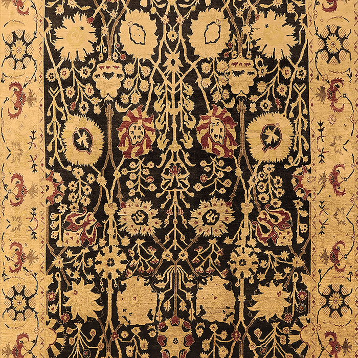 Oriental Brown Industrial Rug, urb3237brn