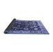 Sideview of Oriental Blue Industrial Rug, urb3237blu