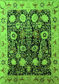 Oriental Green Industrial Rug, urb3237grn