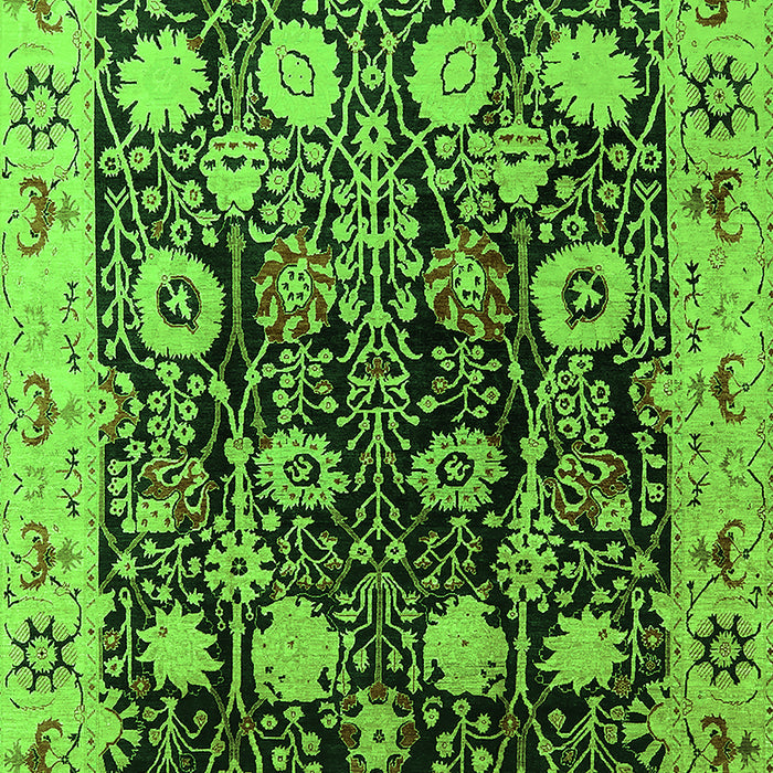 Oriental Green Industrial Rug, urb3237grn