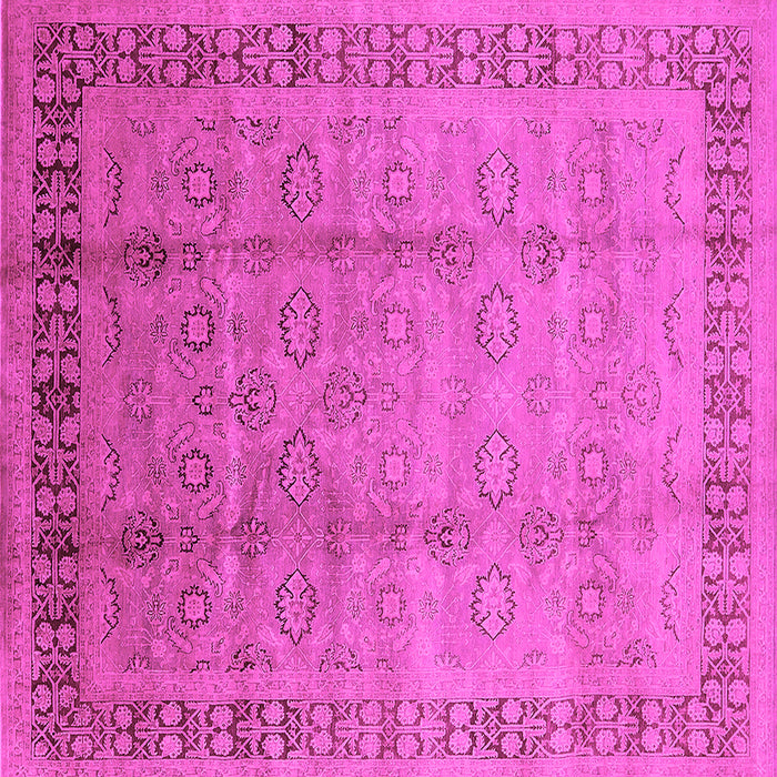 Square Oriental Pink Industrial Rug, urb3238pnk