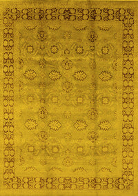 Oriental Yellow Industrial Rug, urb3238yw