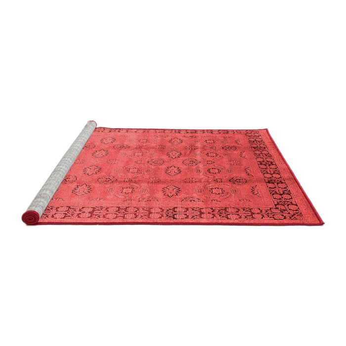 Industrial Red Washable Rugs