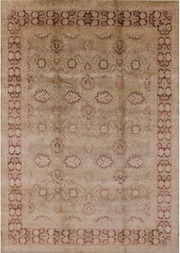 Machine Washable Industrial Modern Light Brown Rug, wshurb3238