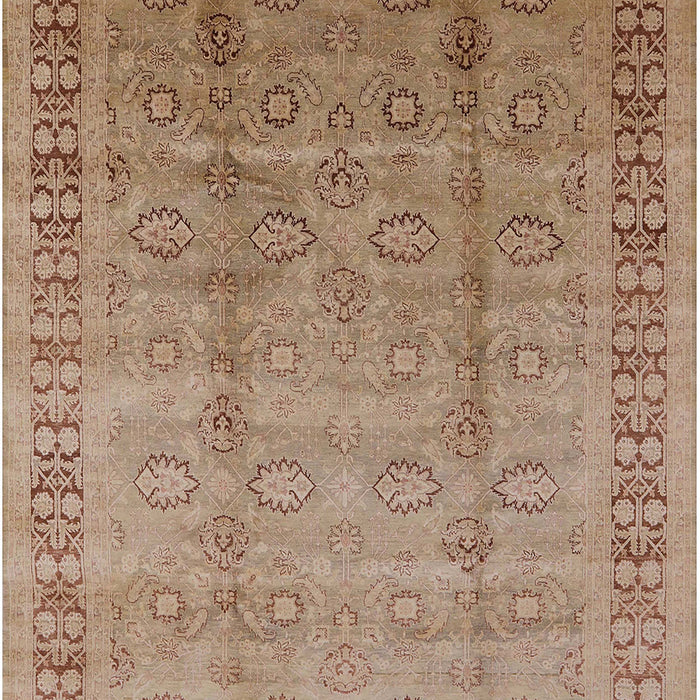 Machine Washable Industrial Modern Light Brown Rug, wshurb3238