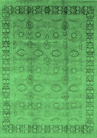 Oriental Emerald Green Industrial Rug, urb3238emgrn