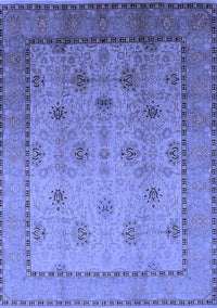 Oriental Blue Industrial Rug, urb3239blu