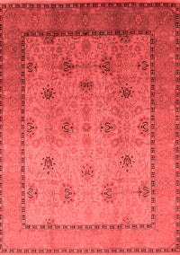 Oriental Red Industrial Rug, urb3239red