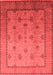 Oriental Red Industrial Area Rugs