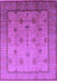 Machine Washable Oriental Purple Industrial Area Rugs, wshurb3239pur